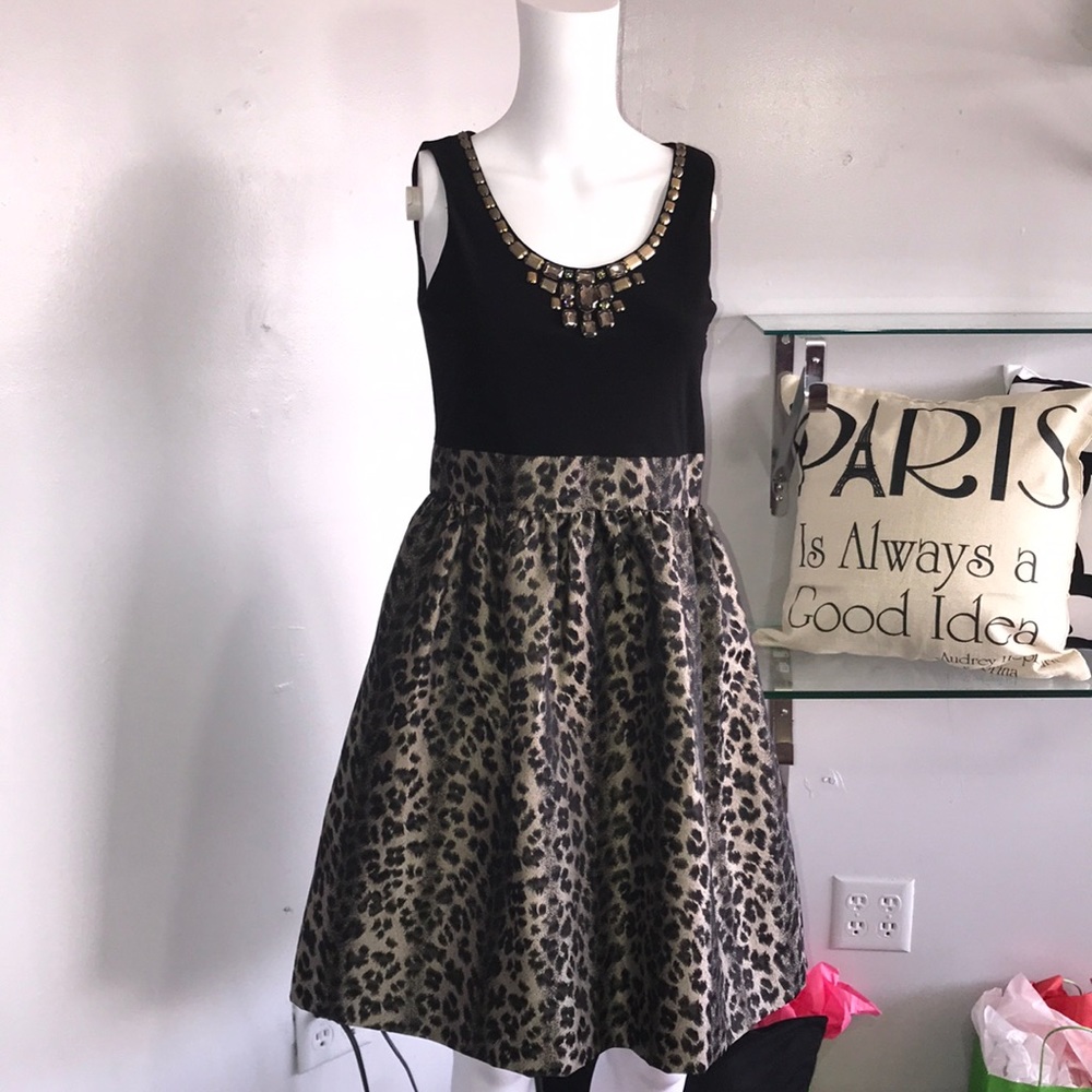 Animal print dress